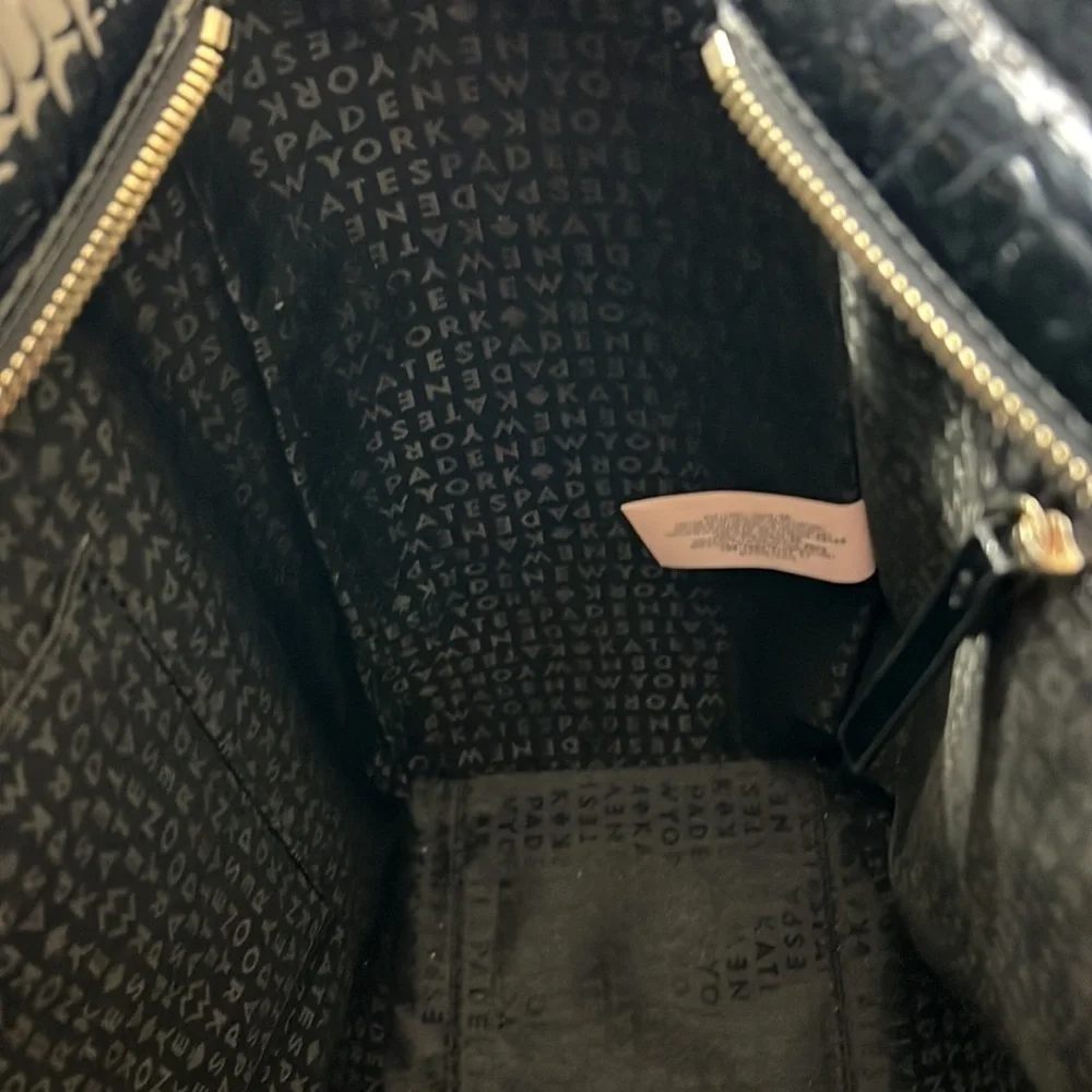 Kate Spade Elissa Croc Embossed Laptop Bag - Picture 11 of 15